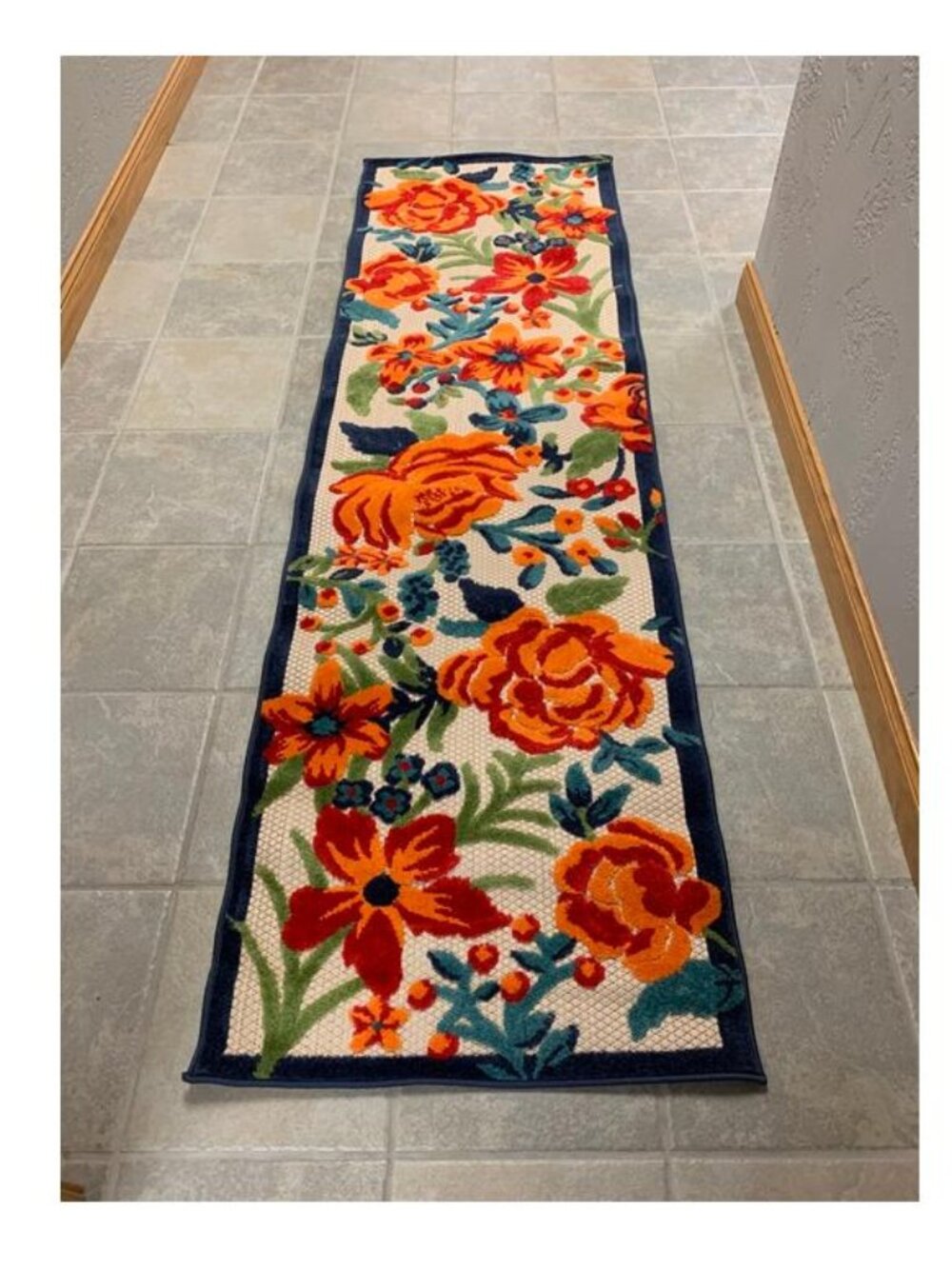 Nourison Romantic Garden Indoor/Outdoor Runner Rug 2'2" x 7'6" Multi